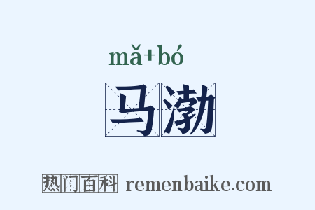 马渤是什么意思的图片